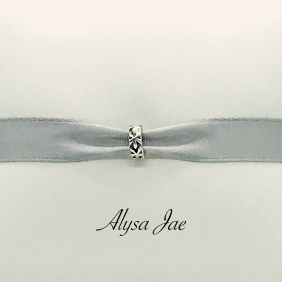 Alysa Jae Jewelry - European Screw Spacer, Sterling, Antiqued